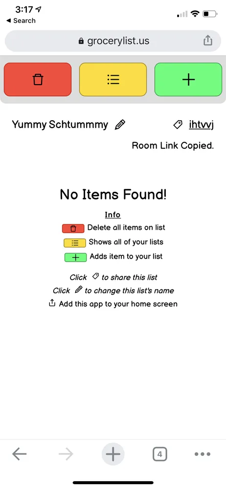 GroceryList Screenshot 2