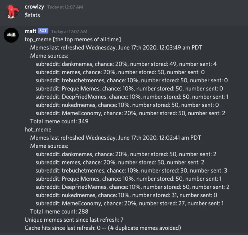 MAFT Bot Screenshot 4